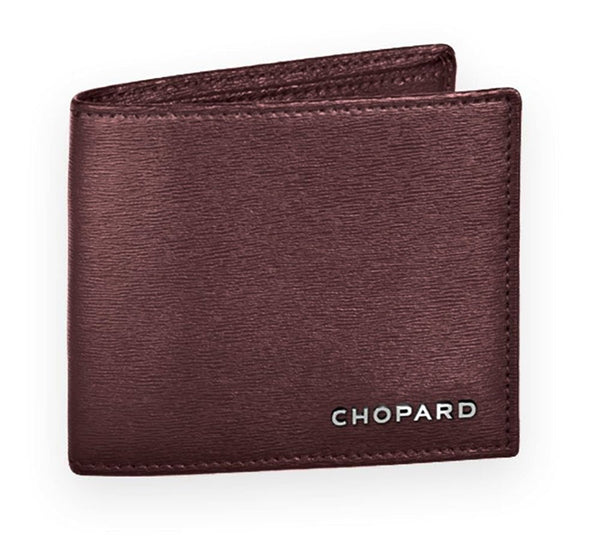 Chopard Classic Burgundy Leather Unisex Mini Wallet 95012 - 0350 - Watches & Beyond