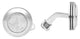 Chopard Classic Palladium - Plated Steel Mens Cufflinks 95014 - 0046 - Watches & Beyond
