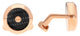 Chopard Classic Racing Rose Gold PVD Steel & Black Carbon Fiber Mens Cufflinks 95014 - 0061 - Watches & Beyond