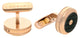 Chopard Classic Racing Rose Gold PVD Steel & Green Carbon Fiber Mens Cufflinks 95014 - 0072 - Watches & Beyond