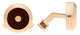 Chopard Classic Racing Rose Gold PVD Steel & Red Carbon Fiber Mens Cufflinks 95014 - 0079 - Watches & Beyond