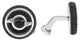 Chopard Classic Racing Stainless Steel & Black Rubber Mens Cufflinks 95014 - 0066 - Watches & Beyond