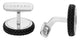Chopard Classic Racing Stainless Steel & Black Rubber Mens Cufflinks 95014 - 0066 - Watches & Beyond