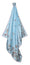 Chopard Happy Spirit Sky Blue Organic Silk Twill Womens Foulard Scarf 95002 - 0683 - Watches & Beyond