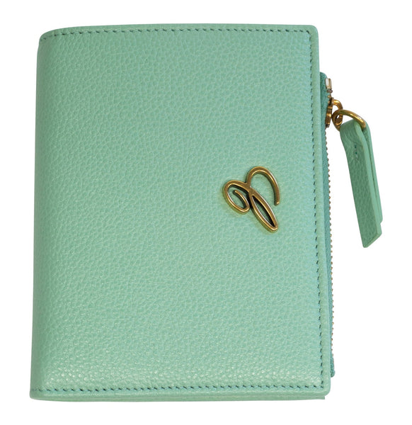 Chopard Happy Sport Medium Mint Green Leather Womens Wallet 95015 - 0589 - Watches & Beyond