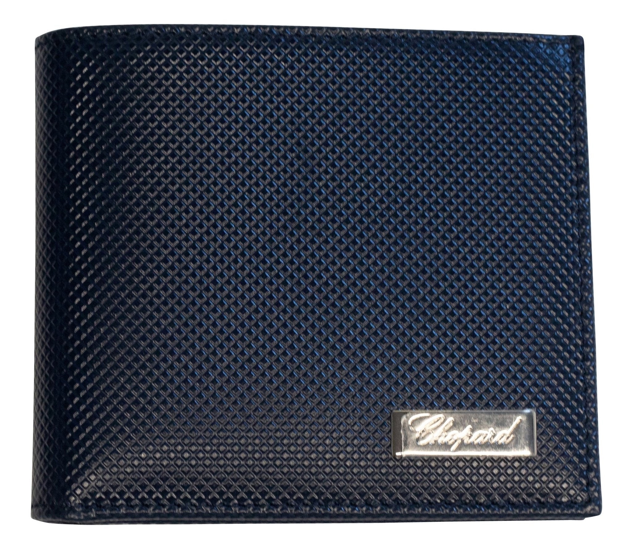 Chopard Il Classico Dark Blue Leather Unisex Wallet 95012 - 0276 - Watches & Beyond