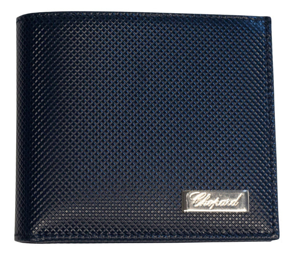 Chopard Il Classico Dark Blue Leather Unisex Wallet 95012 - 0276 - Watches & Beyond