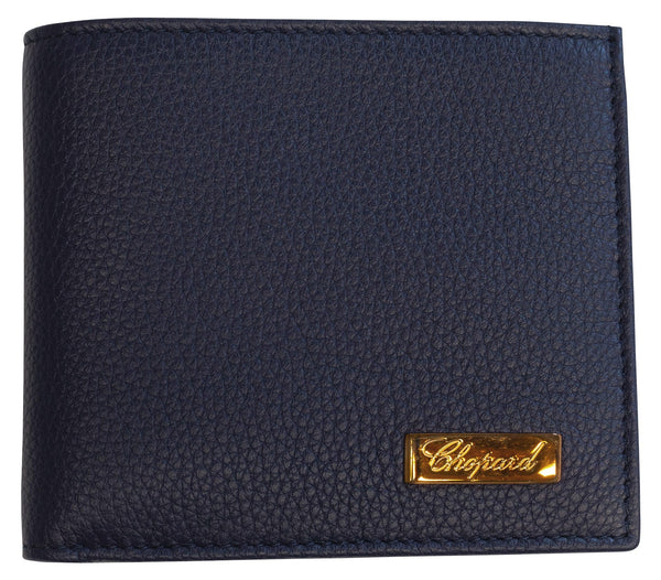Chopard Il Classico Navy Blue Leather Unisex Wallet 95012 - 0238 - Watches & Beyond