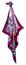 Chopard Red Carpet Violet Organic Silk Twill Womens Foulard Scarf 95002 - 0686 - Watches & Beyond