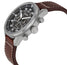 Citizen Avion Chronograph Brown Leather Strap Black Dial Quartz Eco - Drive Date Mens Watch CA4210 - 24E - WAB - Shipping Dept.