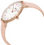 Cluse La Boheme Pink Leather Rose Gold Plated Steel White Dial Womens Watch CL18014 - WAB - Shipping Dept.