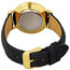 Cluse Minuit Black Leather Gold Plated Steel White Dial Womens Watch CL30019 - WAB - Shipping Dept.