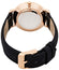 Cluse Minuit Black Leather Rose Gold Plated Steel White Dial Womens Watch CL30003 - WAB - Shipping Dept.