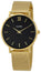 Cluse Minuit Gold Plated Stainless Steel Mesh Black Dial Womens Watch CL30012 - WAB - Shipping Dept.