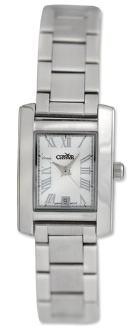 Condor Classic Stainless Steel Womens Watch Date Silver Dial CWS110 - WAB - Shipping Dept.