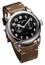 Cuervo y Sobrinos Vuelo Emilio Carranza Bi - Compax Automatic Stainless Steel Black Dial Brown Leather Strap Date Mens Watch 3202.1CN.BI - Watches & Beyond