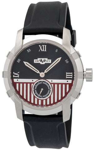 Dewitt Glorious Knight Automatic Stainless Steel Mens Strap Watch FTV.PTS.001.RPB - WAB - Shipping Dept.