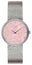 Dior La D de Dior Satine Stainless Steel Mesh Pink Mother - Of - Pearl Dial Diamonds Quartz Womens Watch CD043115M002 - WAB - Shipping Dept.