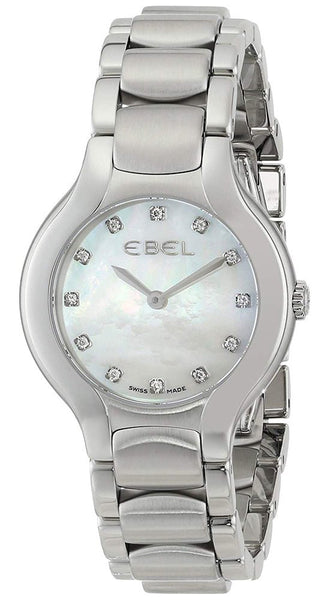 Ebel Beluga Mother of Pearl Stainless Steel 1216038 Quartz Diamond Dial Womens Watch - WAB - Shipping Dept.