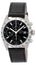 Eberhard & Co. Champion Chronograph Automatic Date Stainless Steel 31044.14 Mens Watch with Black Leather Band Black Dial - WAB - Shipping Dept.