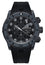 Edox CO - 1 Automatic Chronograph Gray Carbon Black Dial Black Rubber Strap Day/Date Divers Mens Watch 01125 - CLNGN - NING - Watches & Beyond