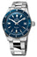 Edox Skydiver Automatic Stainless Steel Blue Dial Date Divers Unisex Watch 80131 - 3BUM - BUIN - Watches & Beyond