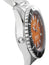 Edox Skydiver Neptunian Automatic Stainless Steel Orange Dial Date Divers Mens Watch 80120 - 3NM - ODN - WAB - Shipping Dept.