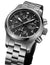 Fortis Aeromaster Automatic Chronograph Stainless Steel Black Dial Day/Date Divers Mens Watch F4040000 - WAB - Shipping Dept.