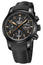 Fortis Aeromaster Stealth Automatic Chronograph Black PVD Black Dial Black Textile Strap Day/Date Divers Mens Watch F4040003 - WAB - Shipping Dept.