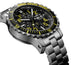 Fortis Marinemaster Yellow Automatic Chronograph Stainless Steel Black Dial Day/Date Divers Mens Watch F8140001 - WAB - Shipping Dept.