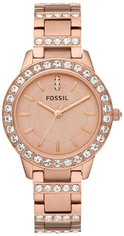 Fossil Jesse Rose - Tone Stainless Steel Watch ES3020 - WAB - Shipping Dept.