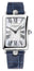 Frederique Constant Classics Art Deco Carrée Stainless Steel Mother - Of - Pearl Dial Blue Leather Strap Diamonds Quartz Womens Watch FC - 200MPW2AC2D6 - Watches & Beyond