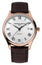 Frederique Constant Classics Automatic Rose Gold PVD Silver Dial Brown Leather Strap Date Mens Watch FC - 303MC5B4 - Watches & Beyond