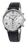 Frederique Constant Classics Chronograph Silver Dial Black Leather Strap Quartz Mens Watch FC - 292MS5B6 - WAB - Shipping Dept.