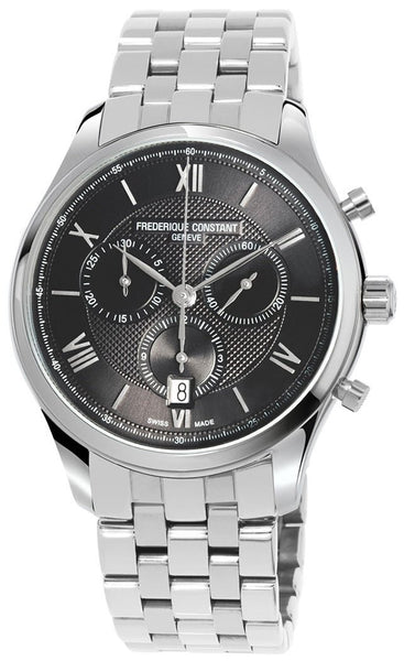 Frederique Constant Classics Chronograph Stainless Steel Gray Dial Quartz Mens Watch FC - 292MG5B6B - WAB - Shipping Dept.