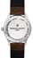 Frederique Constant Classics Index Automatic Stainless Steel Silver Dial Brown Leather Strap Date Mens Watch FC - 303NS5B6 - Watches & Beyond