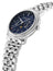 Frederique Constant Classics Index Business Timer Stainless Steel Blue Dial Day/Date/Week Moonphase Quartz Mens Watch FC - 270N4P6B - WAB - Shipping Dept.