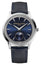 Frederique Constant Classics Moneta Moonphase Stainless Steel Blue Dial Blue Leather Strap Quartz Unisex Watch FC - 206N3S6 - Watches & Beyond