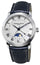 Frederique Constant Classics Moonphase Automatic Stainless Steel Silver - Tone Dial Blue Leather Strap Date Mens Watch FC - 330MC4P6 - WAB - Shipping Dept.