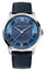 Frederique Constant Classics Premiere Automatic Stainless Steel Blue Dial Blue Leather Strap Mens Watch FC - 301N3B6 - Watches & Beyond