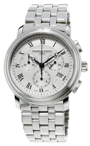 Frederique Constant Classics Quartz Chronograph Stainless Steel Mens Watch Date FC - 292MC4P6B2 - WAB - Shipping Dept.