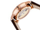 Frederique Constant Double Heart Beat Automatic Rose Gold Plated Steel Brown Satin Womens Watch FC - 310CDHB2PD4 - WAB - Shipping Dept.