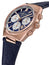 Frederique Constant Highlife Automatic Chronograph Rose Gold Plated Steel Blue Dial Blue Leather Strap Interchangeable Blue Rubber Strap Date Mens Watch FC - 391NS4NH4 - Watches & Beyond