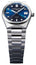 Frederique Constant Highlife Stainless Steel Blue Dial Diamonds Interchangeable White Rubber Strap Date Quartz Womens Watch FC - 240ND2NH6B - Watches & Beyond