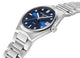 Frederique Constant Highlife Stainless Steel Blue Dial Diamonds Interchangeable White Rubber Strap Date Quartz Womens Watch FC - 240ND2NH6B - Watches & Beyond