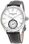 Frederique Constant Horological Smartwatch Stainless Steel White Dial Gray Leather Strap Date Alarm Quartz Mens Smart Watch FC - 285WB5B6 - WAB - Shipping Dept.