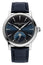 Frederique Constant Manufacture Classic Moonphase Automatic Stainless Steel Blue Dial Blue Leather Strap Date Mens Watch FC - 716N3H6 - Watches & Beyond