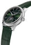 Frederique Constant Manufacture Classic Moonphase Automatic Stainless Steel Green Dial Green Leather Strap Date Mens Watch FC - 716GR3H6 - Watches & Beyond
