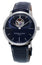 Frederique Constant Slimline Heart Beat Automatic Blue Dial Blue Leather Strap Mens Watch FC - 312N4S6 - WAB - Shipping Dept.