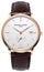 Frederique Constant Slimline Small Seconds Rose Gold PVD Silver Dial Brown Leather Strap Date Quartz Mens Watch FC - 245V5S4 - WAB - Shipping Dept.